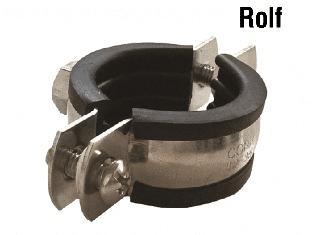 Rolf collare con guarnizione isofonica in inox