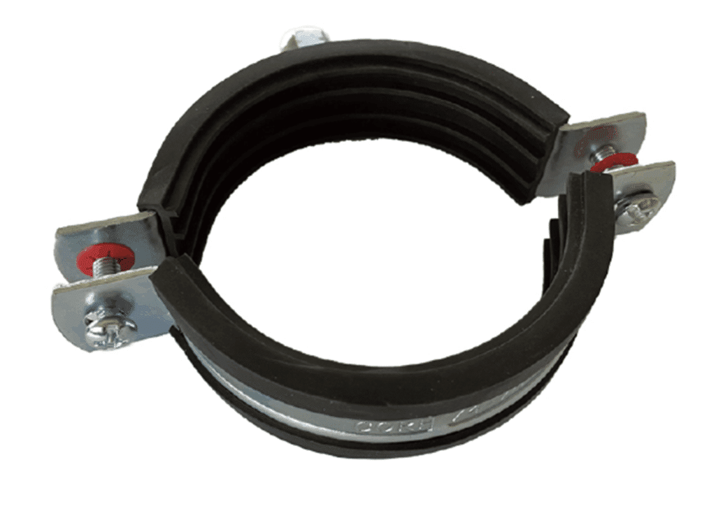 CIPO collare isofonico per tubi con rivestimento in gomma.