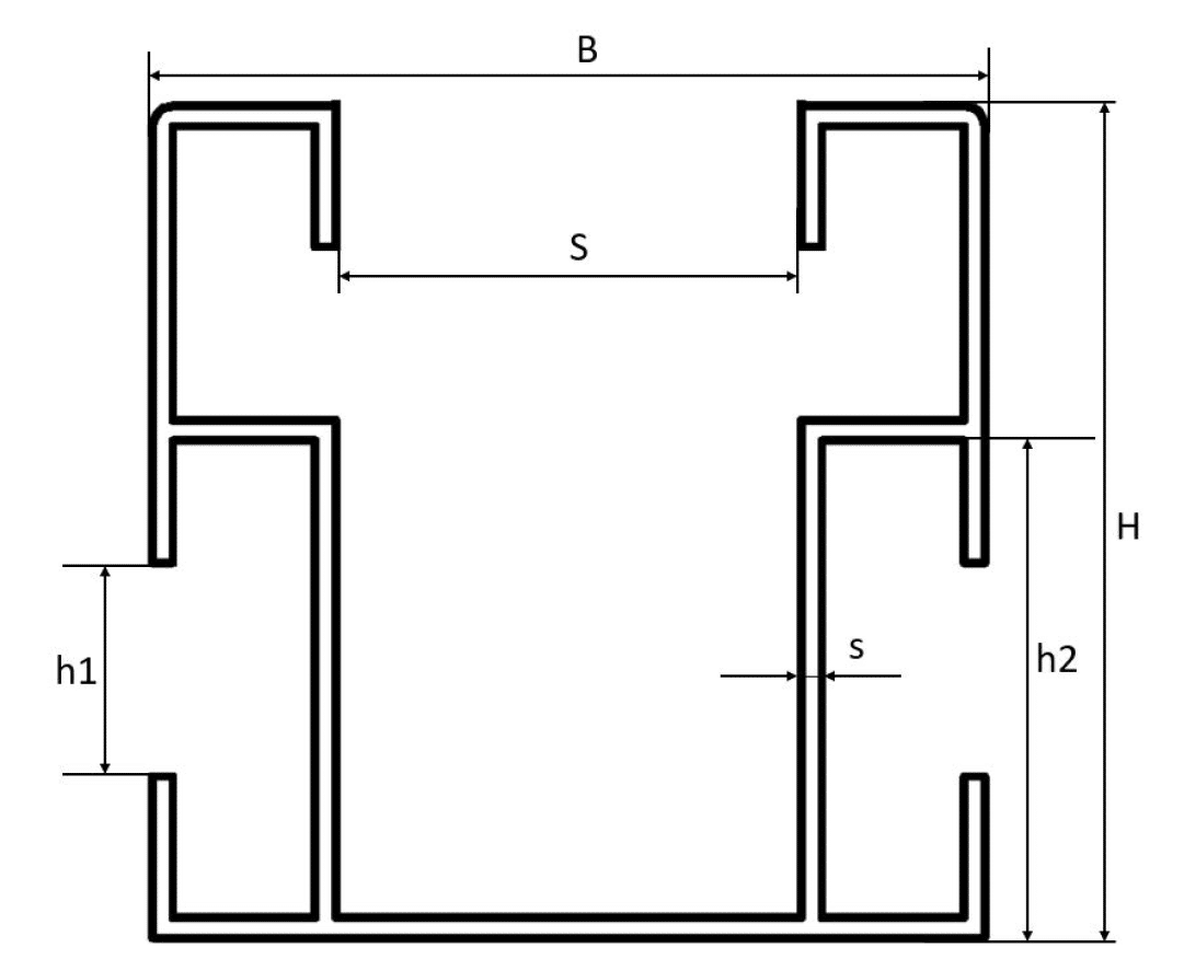 734 profilo VML disegno