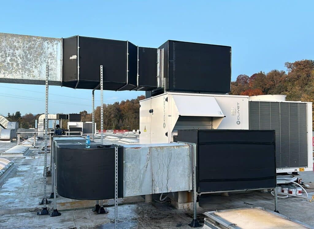 Fissaggio condotte d'aria