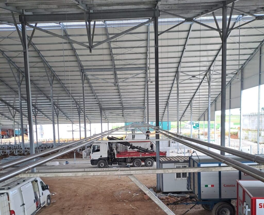 Impianto per trasporto mangime