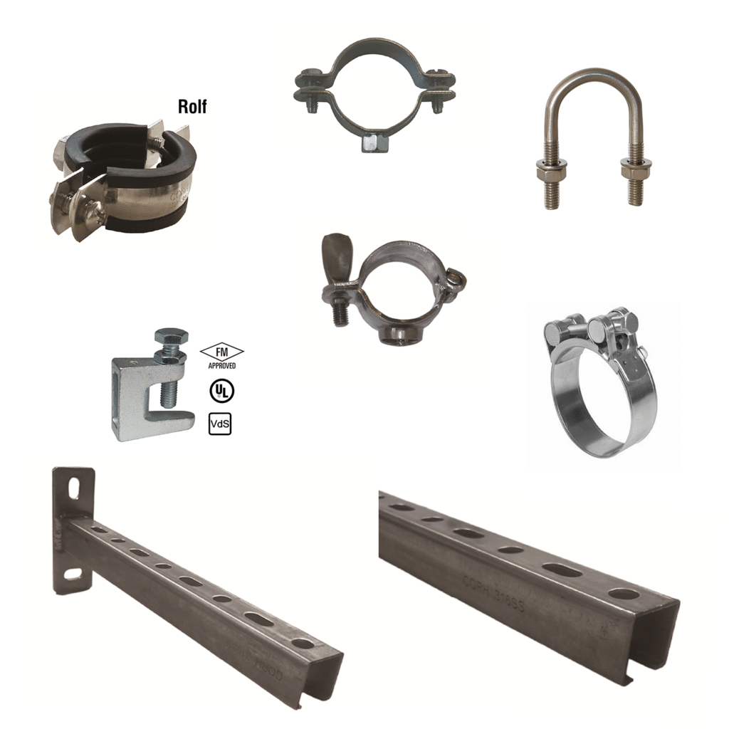 Fixations en acier inoxydable