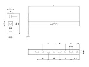 Art.820R30 CorRail mensola a binario e1783456956236