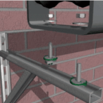 immagine Dado scivolante con perno filettato