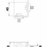 CorRail angolare 90°